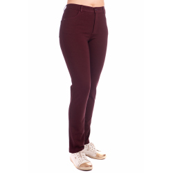 Lafei-Nier  - dámské bordové elegantní kalhoty