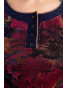 KA2027 - dámská halenka vínové květy