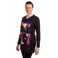 LC2024 - dámská tunika barevné obličeje