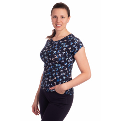 K020-102T - dámské tričko vlaštovky