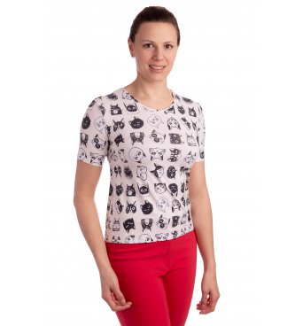 K021-116 - dámské tričko kočky
