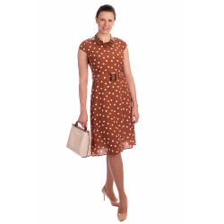 IWA - dámské šaty Pretty woman hnědé