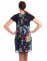 KA21V047 - dámské kratší šaty barevný vzor