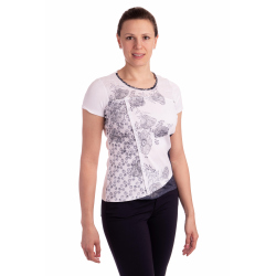 KA20038 - dámské tričko bílé květy