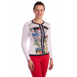 KA21030 - dámský kabátek barevné městečko