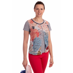 LC1940 - dámské dvojče barevné nápisy