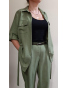 F001 - dámský letní zelený  kostým