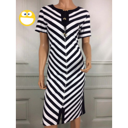 Almax - dámské delší šaty proužek