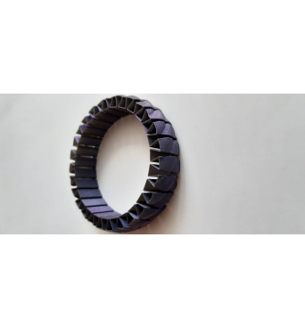 Wizard blue voodoo - dámský náramek z 3D tisku