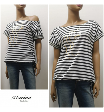 Marina - dámské tričko proužky