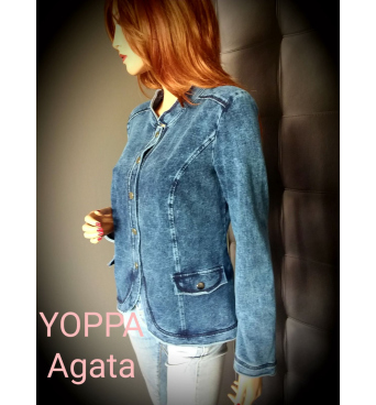 Agata - dámský džínový kabátek