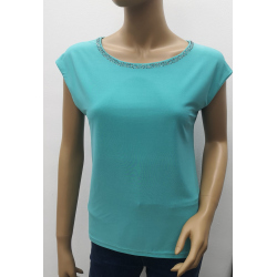 Largo - dámské zelené tričko s aplikací