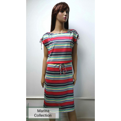 Marina - dámské červené proužky