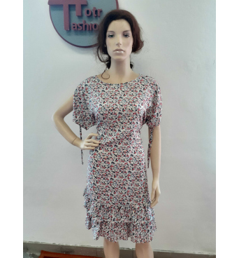 DAM420 - dámské šaty  drobné kvítky