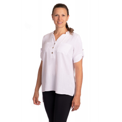 Kapsička - dámská bílá halenka