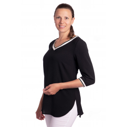 Lampas - dámská dlouhá černá  tunika