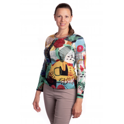 KA01122 - dámská barevná halenka Joan Miró