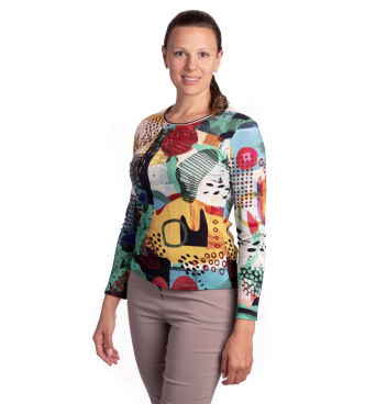 KA01122 - dámská barevná halenka Joan Miró