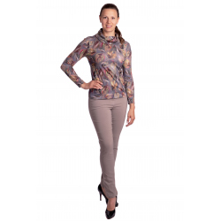 K021-711G  dámský rolák  barevné listí