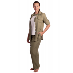 F001 - dámský letní zelený  kostým