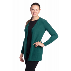 DAM837 - dámský krátký zelený kardigan