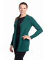 DAM837 - dámský krátký zelený kardigan