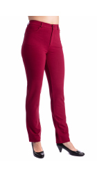 Lafei-Nier  - dámské vínové elegantní kalhoty