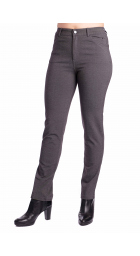 Lafei-Nier  - dámské antracitové elegantní kalhoty