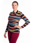 DAM582 - dámská halenka barevné proužky