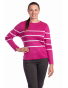 AL2879 - dámský svetr proužky  fialový