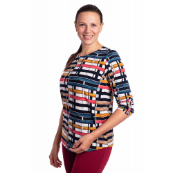 Magwa - dámská halenka barevné proužky