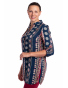 DAM 407 - dámská košilová tunika etno vzor