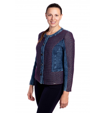 Pio Pablo - dámský kombinovaný kabátek chanel