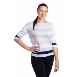 IS4335 - dámská úpletová halenka pruhy